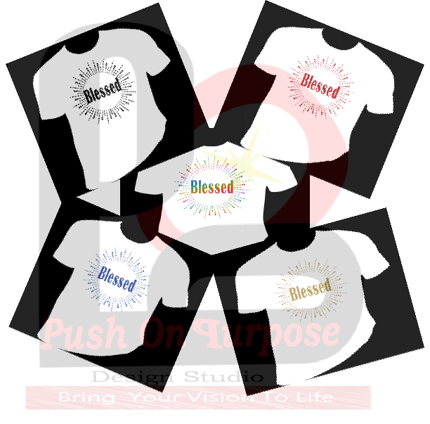 Bless Blast T-shirt white